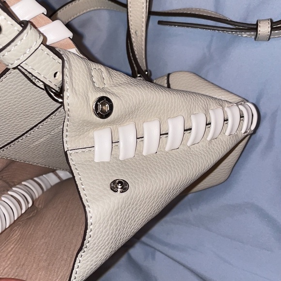 French connection expandable mini leather backpack - Picture 3 of 5